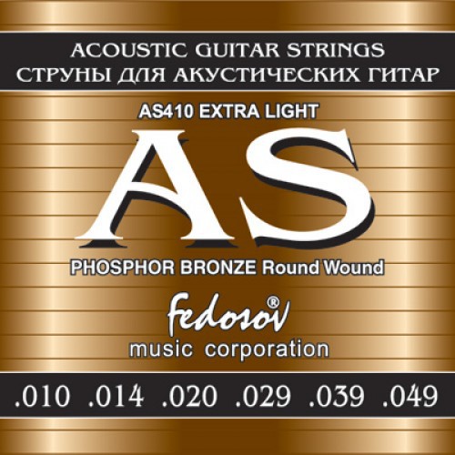 Струны для акустической гитары Fedosov AS410