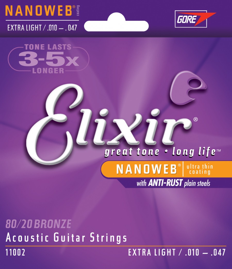 Струны для акустической гитары Elixir 11002 10-47