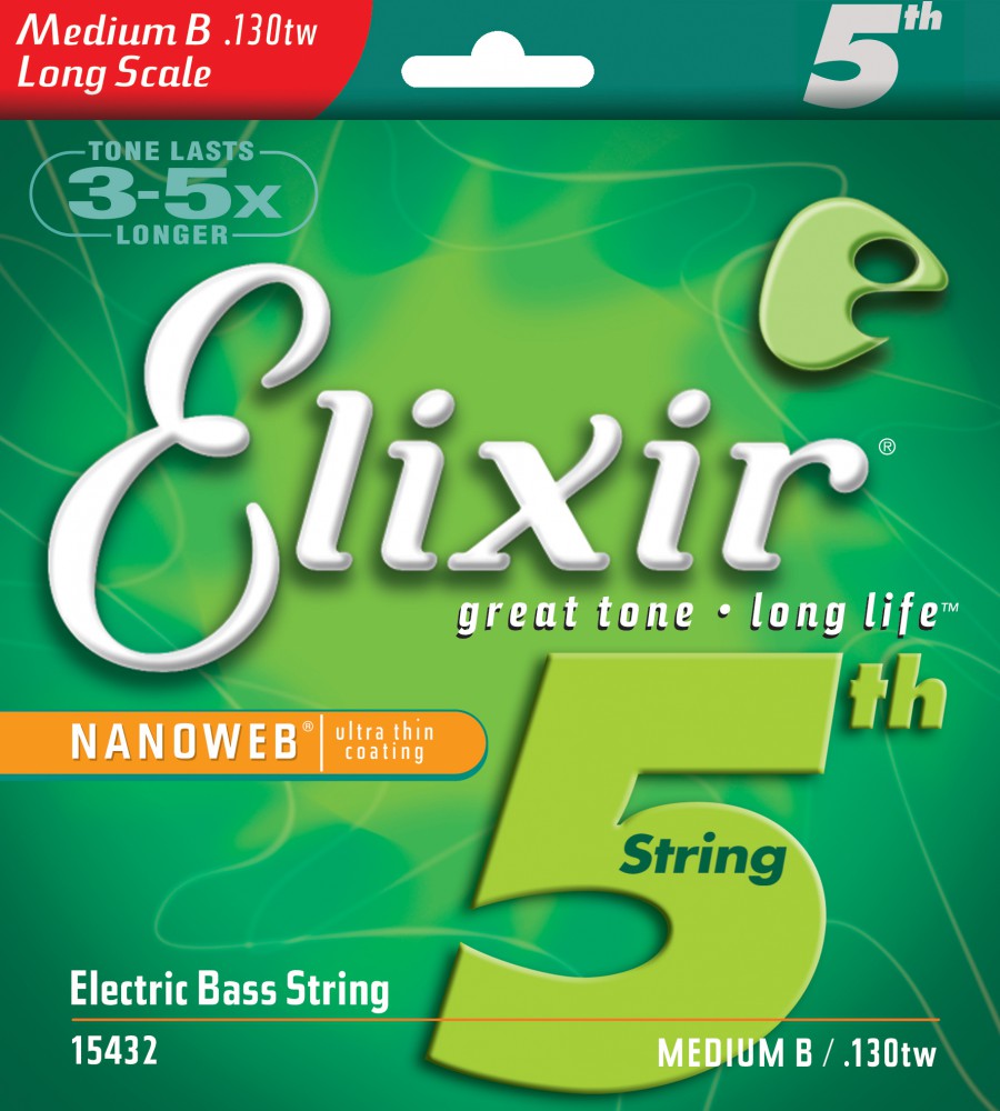 Струна для бас-гитар Elixir 15432 .130TW L