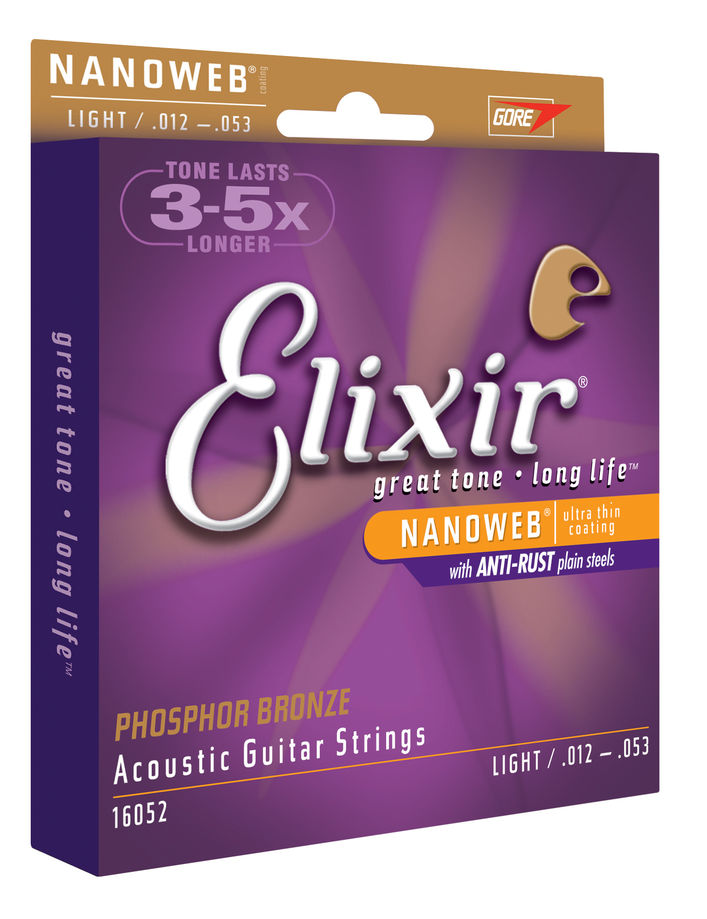 Струны для акустической гитары Elixir 16052 12-53