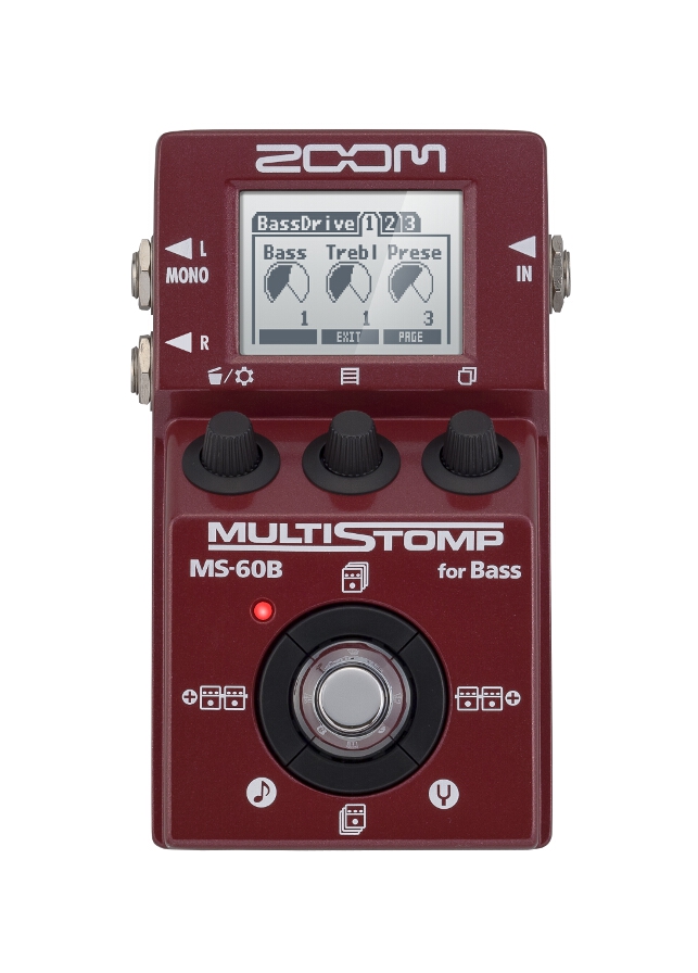Процессор эффектов для бас-гитары Zoom MS-60B MultiStomp