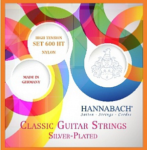 Струны для классической гитары Hannabach 600HT Silver-Plated Orange