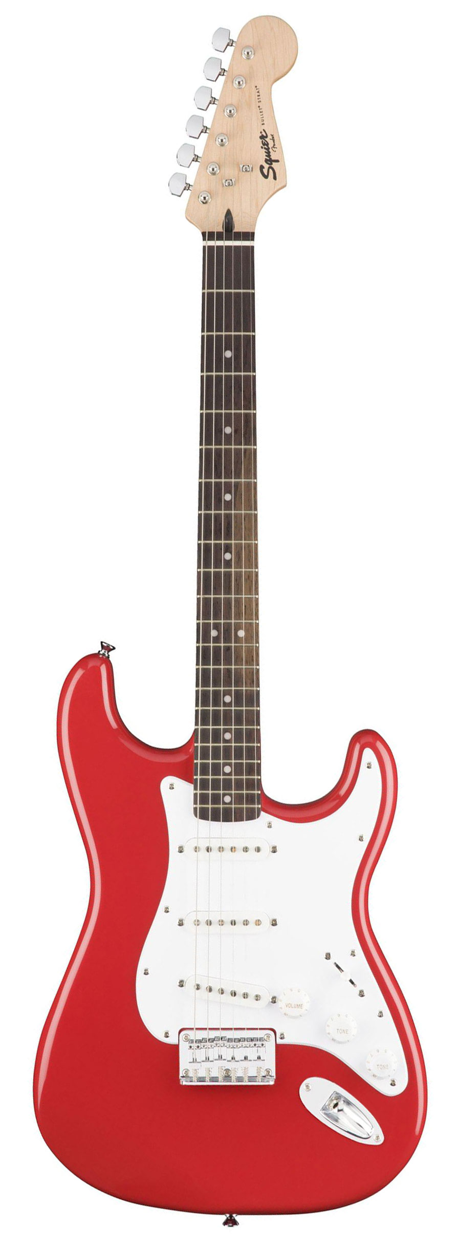 Электрогитара Fender Squier Bullet Strat Hard Tail SSS Fiesta Red