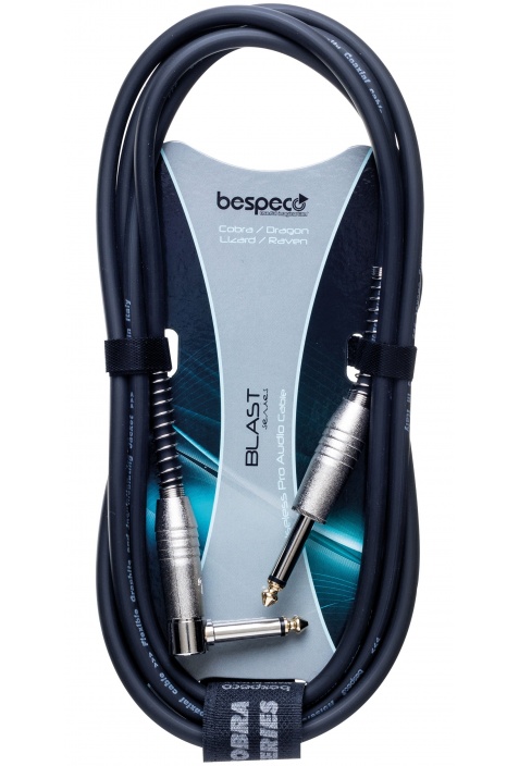 Инструментальный кабель Bespeco CLA300 BK