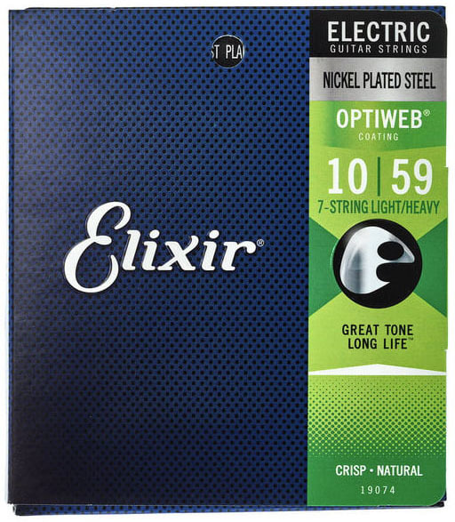 Струны для электрогитары Elixir 19074 10-59