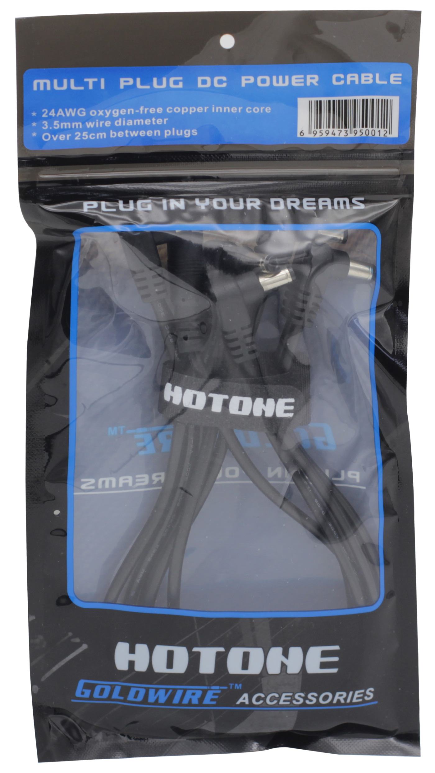 Разветвитель адаптера питания Hotone 5-Plug Angled Head DC Power Cable