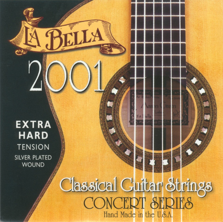 Струны для классической гитары LA BELLA 2001EH 2001 EXTRA HARD