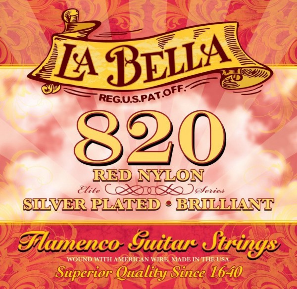 Струны для классической гитары La Bella 820 Flamenco