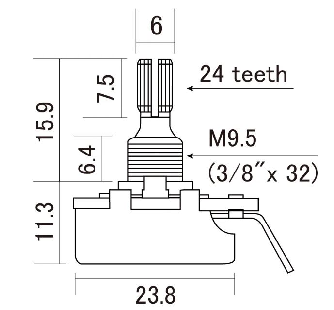 Потенциометр CTS-B500-S