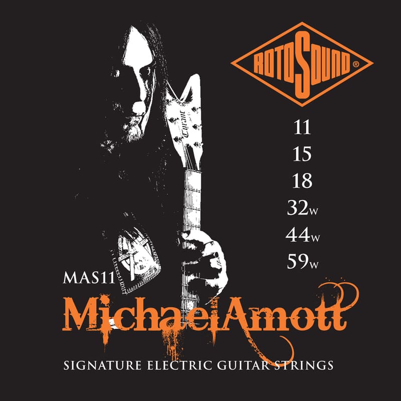 Струны для электрогитары Rotosound Michael Amott Signature 11-59