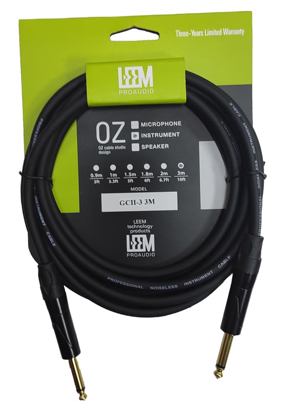Инструментальный кабель Leem GCII-3