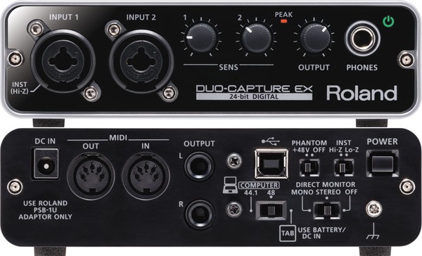 Аудиоинтерфейс Roland UA-22 Duo-Capture EX