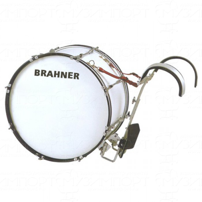 Маршевый бас-барабан Brahner MBD-2412H/WH