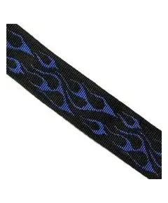 Ремень Dunlop D38-11BL STRAP FLAMBE-BLUE