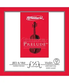 Одиночная струна для скрипки 4/4 D'Addario J813-4/4M Prelude (Ре) D