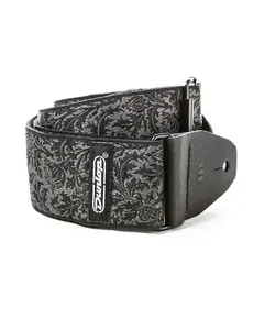 Гитарный ремень Dunlop  D67-14 STRAP JACQUARD BLACK THISTLE