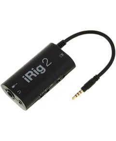 Аудиоинтерфейс IK Multimedia iRig 2 для гитары/бас с подключением iOs и Mac