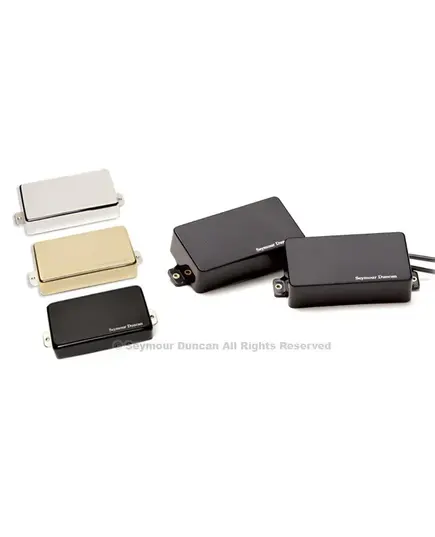 Комплект звукоснимателей Seymour Duncan 11106-32-BCHRc AHB-1s Blackouts, Set, Blk Chrome