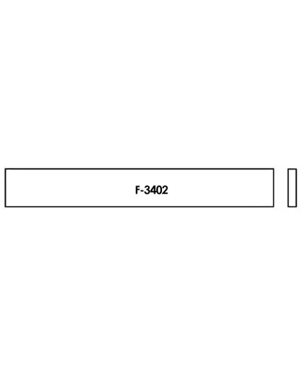 Hosco F-3402. Порожек нижний, кость.