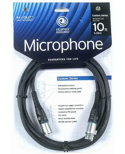 Кабель микрофонный Planet Waves PW-M-10