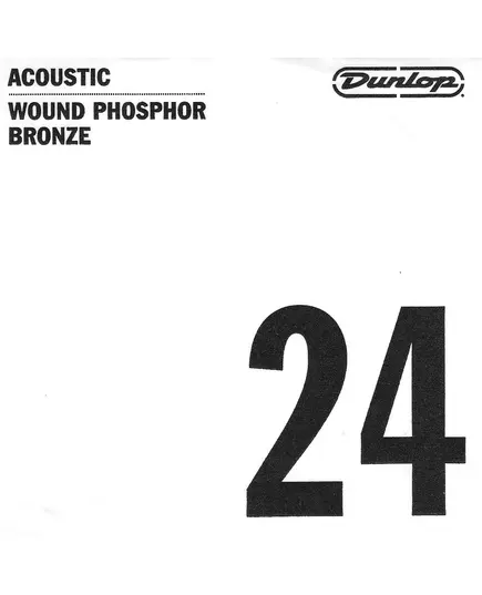 Струна для акустической гитары Dunlop DAP24 SINGLE.024 WOUND