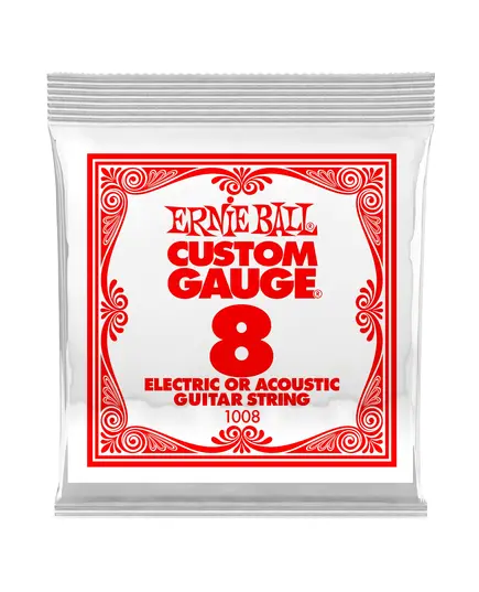 Струна для электро и акустических гитар Ernie Ball 1008 /.008