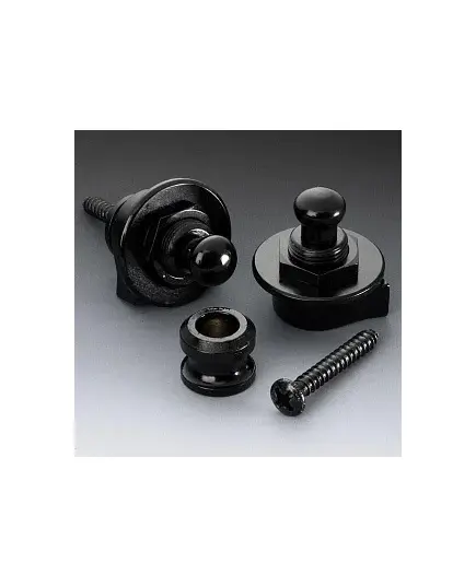 Держатель ремня (стреплок) Schaller 14010401 (1446) Security Lock black chrome