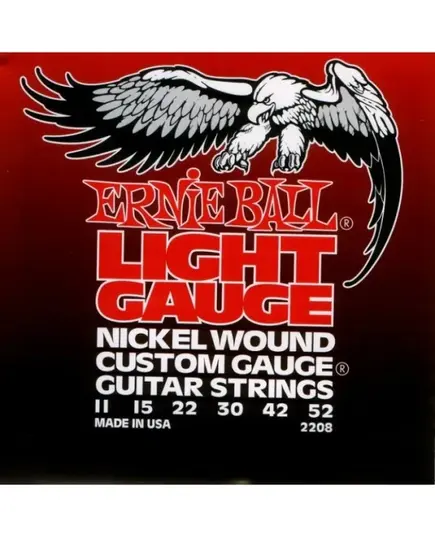 Струны для электрогитары Ernie Ball 2208 11-52