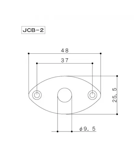 Gotoh JCB-2 B. Крышка гнезда, Black.