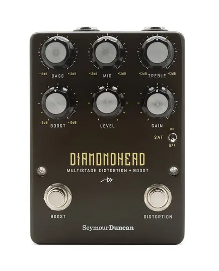 Педаль эффектов Seymour Duncan Diamondhead (11900-016 Diamondhead Distortion+ Boost Pedal)