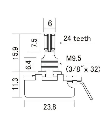 Потенциометр CTS-A500-S