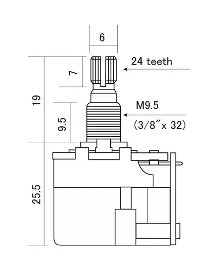 Потенциометр CTS A500-PP