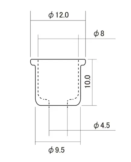 Втулка для сквозного крепления струн Hosco HK-09B