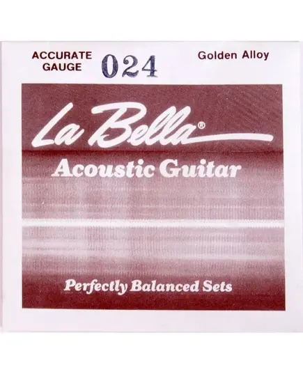 Cтруна для акустической гитары La Bella GW024