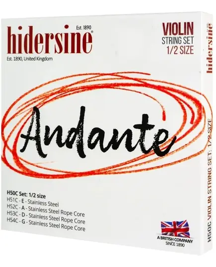 Струны для скрипки Hidersine Andante H50C 1/2