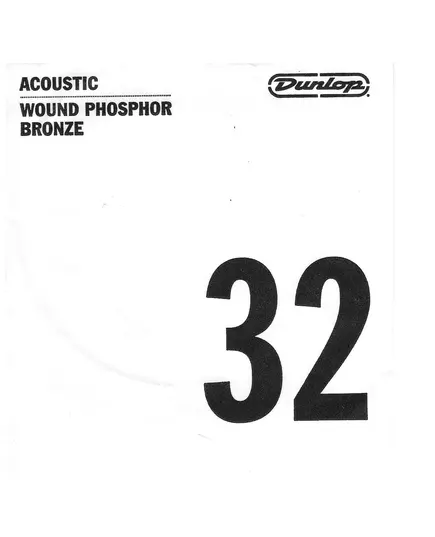 Струна для акустической гитары Dunlop DAP32 SINGLE.032 WOUND