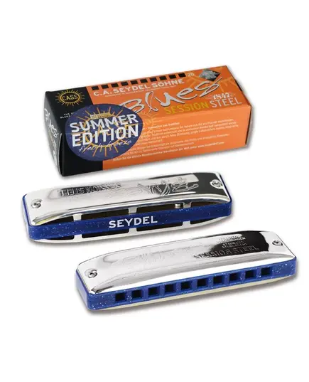 Губная гармошка Seydel Blues Session Steel C Summer Edition