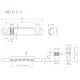 Gotoh GE101Z-T C. Струнодержатель Tune-O-Matic.