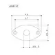 Gotoh JCB-2 B. Крышка гнезда, Black.