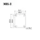 Gotoh NBS-3 B. Пластина крепления грифа.